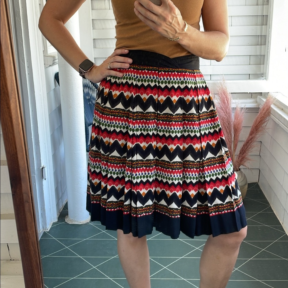 Anthro skirt with pattern